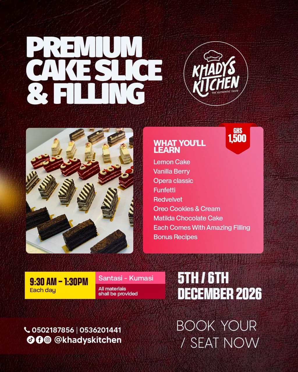 PREMIUM CAKE SLICE & FILLING